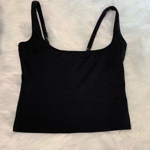 Nancy Ganz Black Shapewear Tank Top